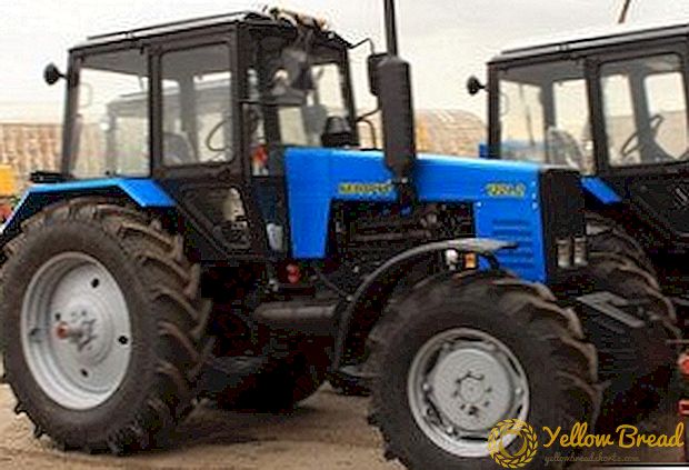 Gerät und technische Eigenschaften des Traktors MTZ-1221