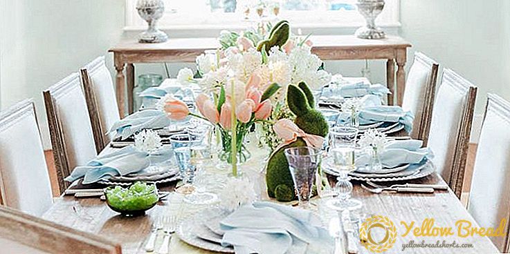 طاولة عيد الفصح متطورة مستوحاة من ألوان الربيع