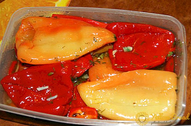 Hoe om gepekelde pepers met kool en wortels te berei?