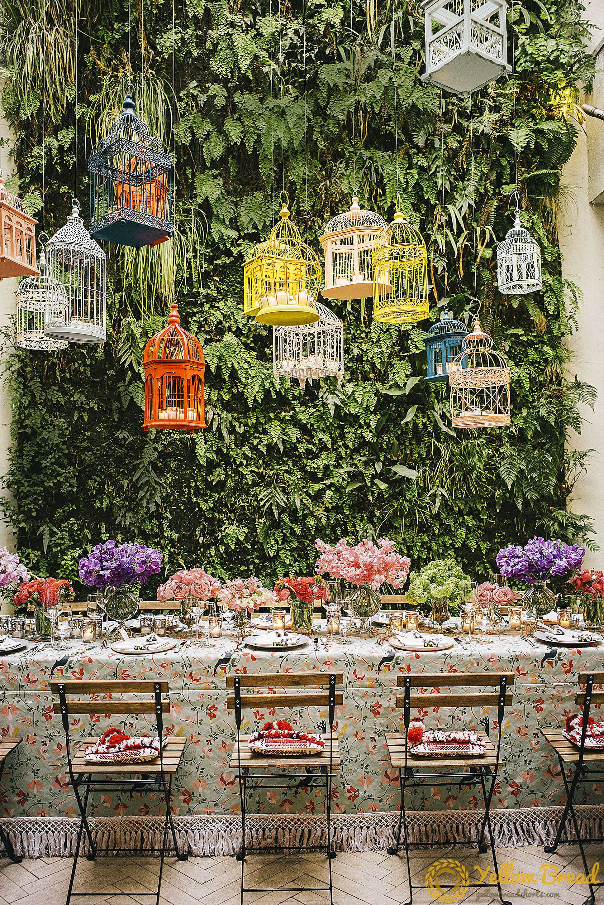 A Fashion Boutique Courtyard Turns Into The Perfect Garden Party Location After Hours