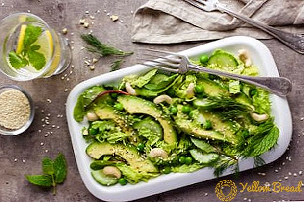 Vitamin Ery: resep kanggo salad karo Peking Gobis lan Alpukat