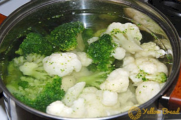 Como gardar todos os beneficios da coliflor e do brócoli: canto deben ser fervidos conxelados e frescos?